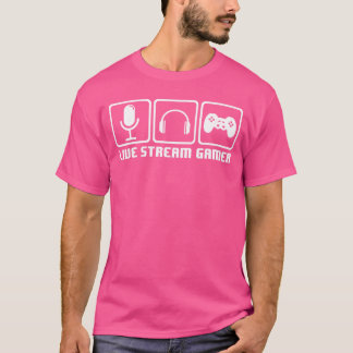 Camiseta Regalo de videojuegos en streaming en vivo para st