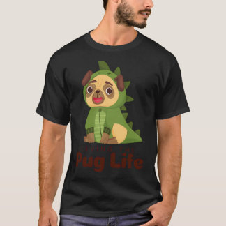 Camiseta Regalo de vivir la vida de pug