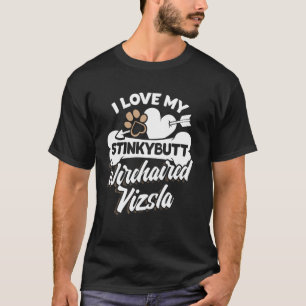 Camiseta Regalo de Vizsla con cable - ¡Me encanta mi perro 