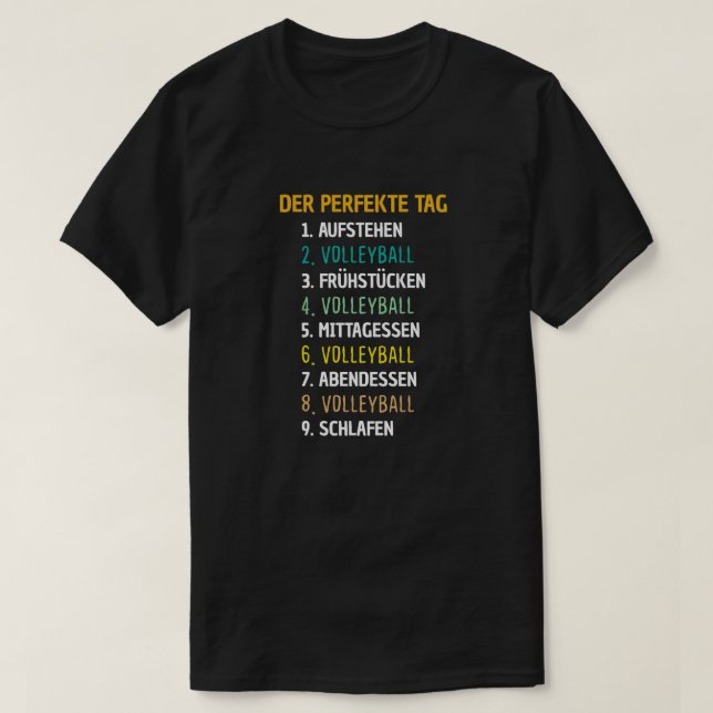 Camiseta Regalo de voleibol (Diseño del anverso)