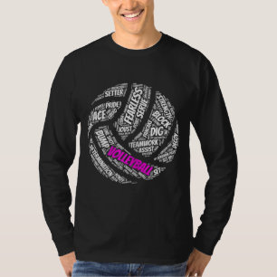 Camiseta Regalo de voleibol para chicas y mujeres