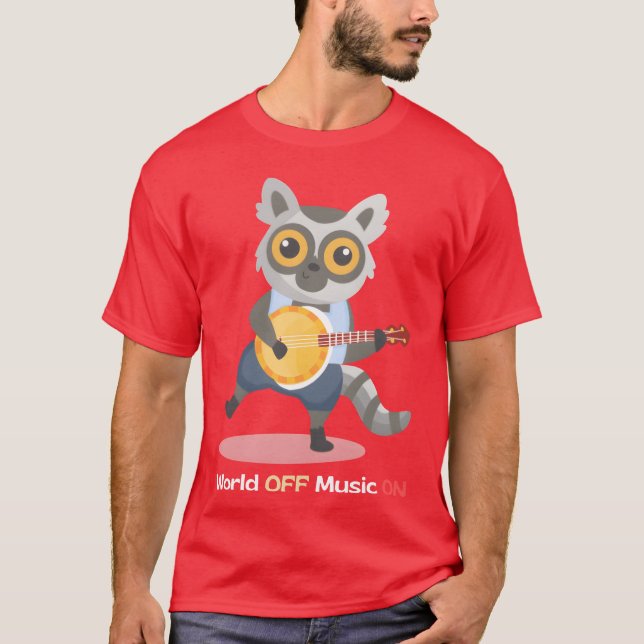 Camiseta Regalo de Word Off Music en Music Lover (Anverso)