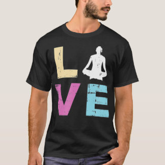 Camiseta Regalo de yoga de amor Meditación espiritual Yoga