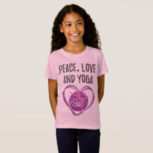 Camiseta Regalo de yoga de amor para regalo de yoga, paz, a