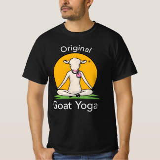 Camiseta regalo de yoga de cabra