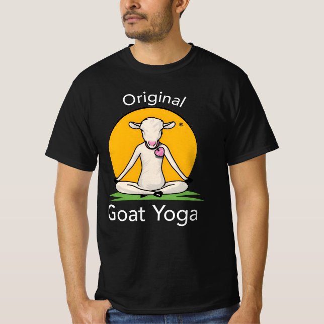Camiseta regalo de yoga de cabra (Anverso)