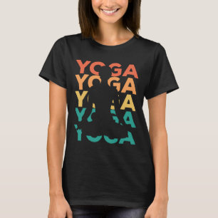 Camiseta Regalo de yoga vintage retro para yoguis