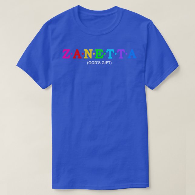 Camiseta Regalo de Zanetta God39s (Diseño del anverso)