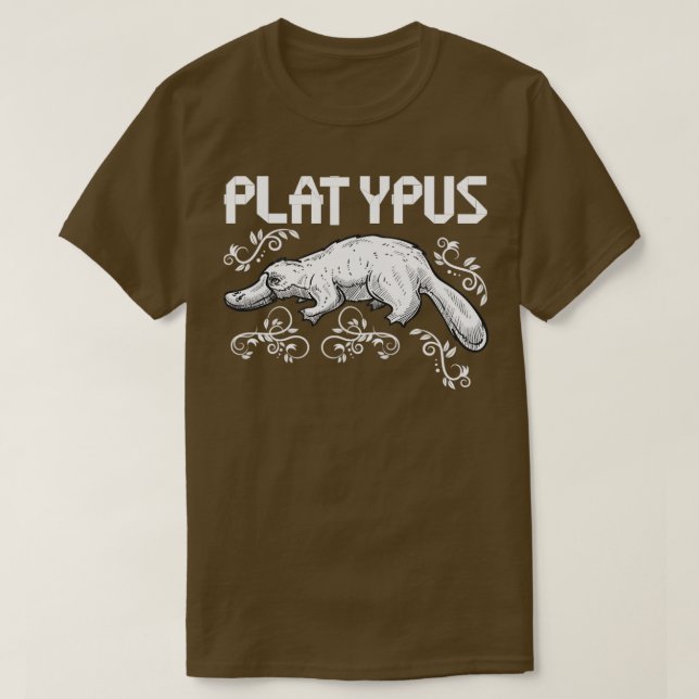 Camiseta Regalo de Zoo Keeper en Australia Platypus (Diseño del anverso)