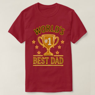 Camiseta Regalo del #1 Mejor Papá del Mundo – Día del Padre