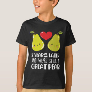 Camiseta Regalo del 2º aniversario del Boda: Pareja casada