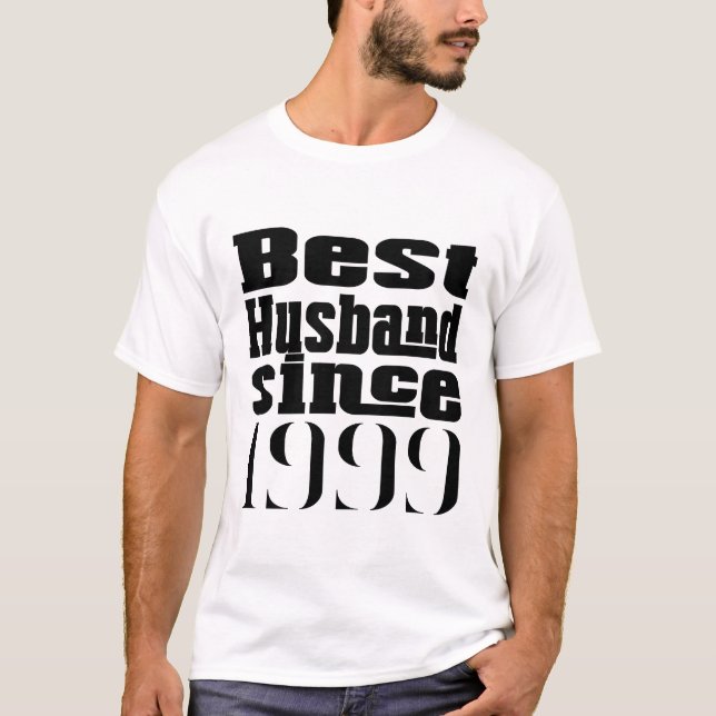 Camiseta Regalo Del 25 Aniversario Por El Marido. boda de 2 (Anverso)
