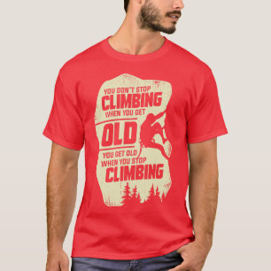 Camiseta Regalo del abuelo del escalador rock del viejo esc