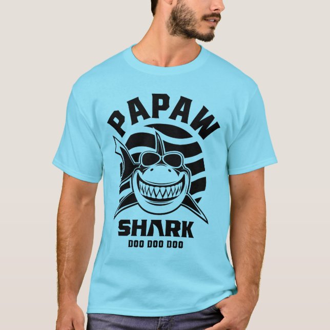 Camiseta Regalo del abuelo del padre del tiburón Papaw (Anverso)