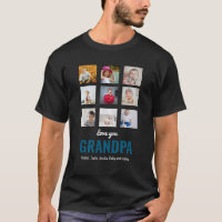Regalo del abuelo | Te amo papá Photo T-Shirt
