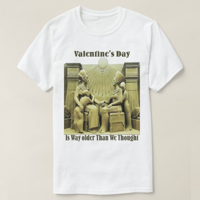 Camiseta Regalo del antiguo El día de San Valentín egipcio (Diseño del anverso)