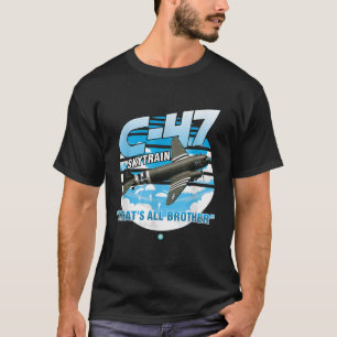 Camiseta Regalo del avión C47 Skytrain WII Transport