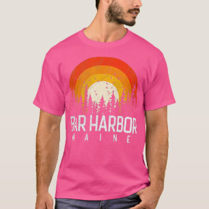 Camiseta Regalo del Bar Harbour Maine ME Retro Vintage de l