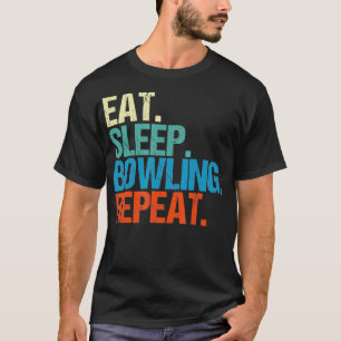 Camiseta Regalo del Bowl del sueño de la comida Repetir el 