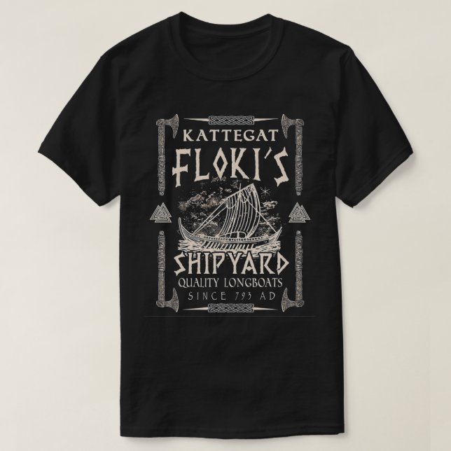Camiseta Regalo del buque flokis Kattegat Viking  (Diseño del anverso)