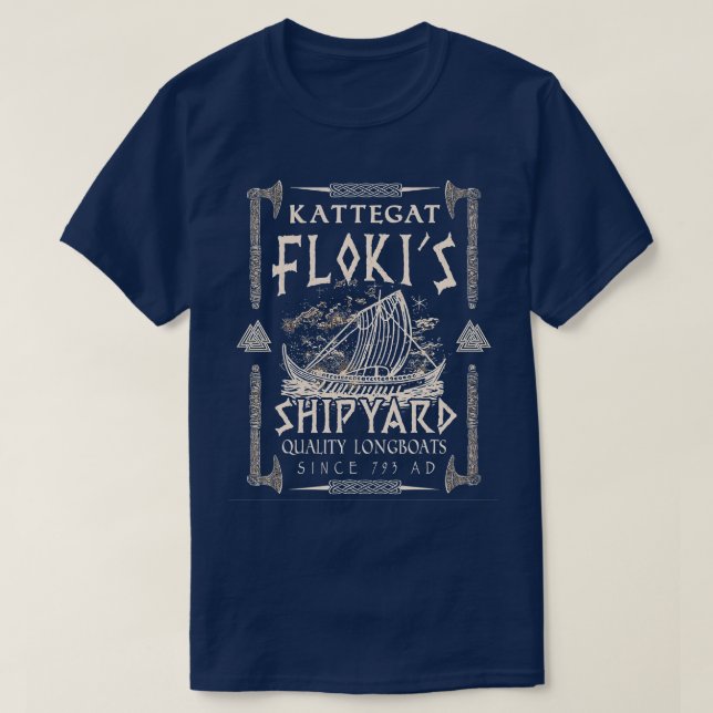 Camiseta Regalo del buque flokis Kattegat Viking (Diseño del anverso)