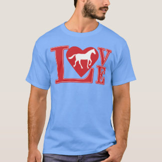 Camiseta Regalo del caballo de amor