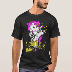 Camiseta Regalo del Chica de artes marciales de Unicorn