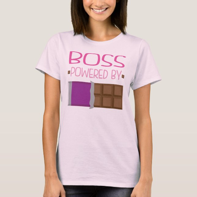 Camiseta Regalo del chocolate de Boss para la mujer (Anverso)