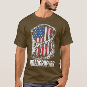 Camiseta Regalo del cineasta de vídeo de Info de Videografí