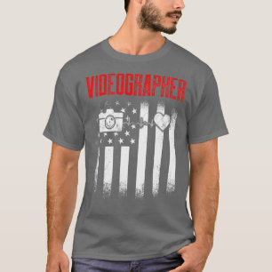 Camiseta Regalo del cineasta de vídeo de Info de Videografí