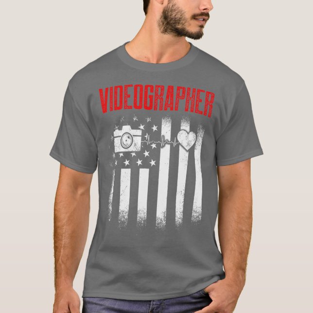 Camiseta Regalo del cineasta de vídeo de Info de Videografí (Anverso)