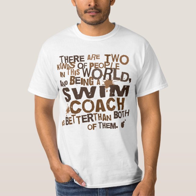 Camiseta Regalo del coche de la nadada (Anverso)