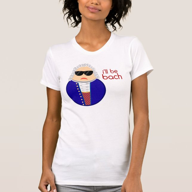 Camiseta Regalo del compositor de la música de Johann (Anverso)