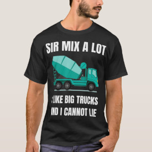 Camiseta Regalo del controlador del camión mezclador de ce