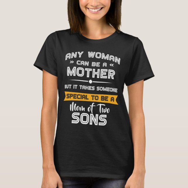 Camiseta Regalo del Día de la Madre de Hijos Graciosos para (Anverso)
