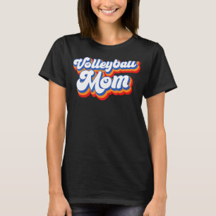 Camiseta Regalo del día de la madre de voleibol, leopard Ba