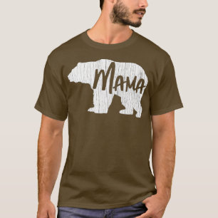 Camiseta Regalo del Día de la Madre Mamá oso Mamá Viñetas M