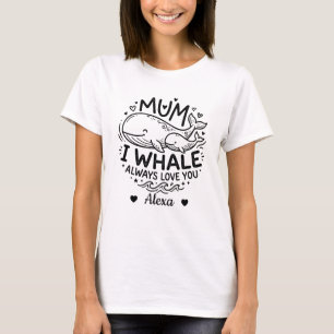 Camiseta regalo del día de la madre mamá personalizado ball