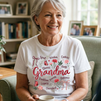Camiseta Regalo del Día de la Madre para la abuela de los n