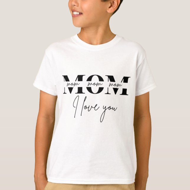 Camiseta Regalo del día de la madre para la madre | Elegant (Anverso)