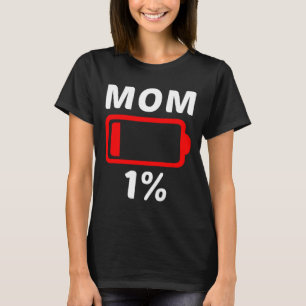 Camiseta Regalo del día de las madres cansadas con baja bat