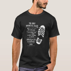 Camiseta Regalo Del Día De Los Padres De Bonus Dad De Stepd