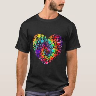 Camiseta Regalo del Día de San Valentín Corazón de Corbata