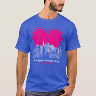 Camiseta Regalo del día de San Valentín en la ciudad de Hou