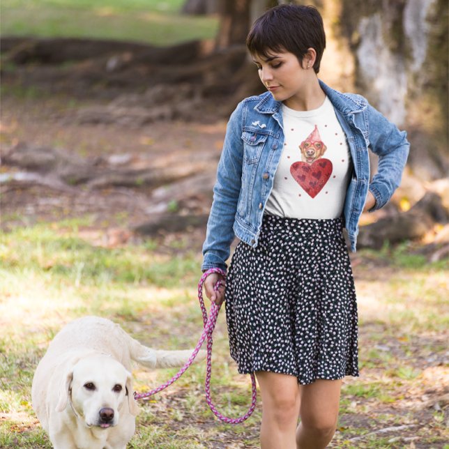 Camiseta Regalo del Día de San Valentín Perro Labrador Amar (Subido por el creador)