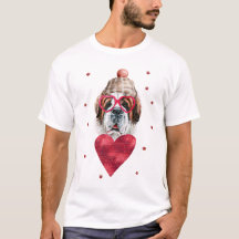 Regalo del Día de San Valentín Perro San Bernardo