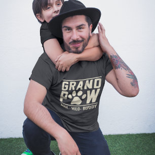 Camiseta Regalo del Día del Abuelo de Gran Paque Amo de los
