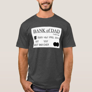 Camiseta Regalo del Día Del Banco De Papá Mejor Papá Padre