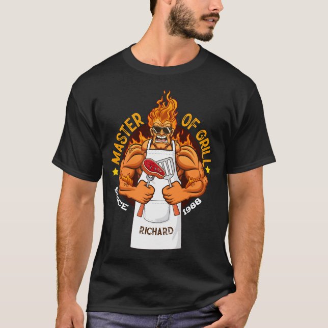 Camiseta Regalo del Día del Maestro de Padres Grill Padre C (Anverso)