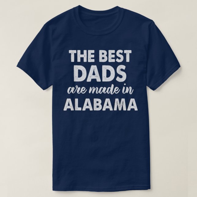 Camiseta Regalo del Día del Padre de Alabama  (Diseño del anverso)